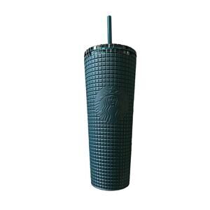 Starbucks Winter 2023 Navy Soft Touch Tumbler w/ Straw